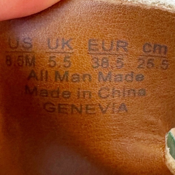 Franco Sarto Genevia Snakeskin Embossed Sandal Size 8.5 - Picture 7 of 8